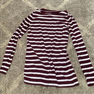 gap stripped maternity shirt